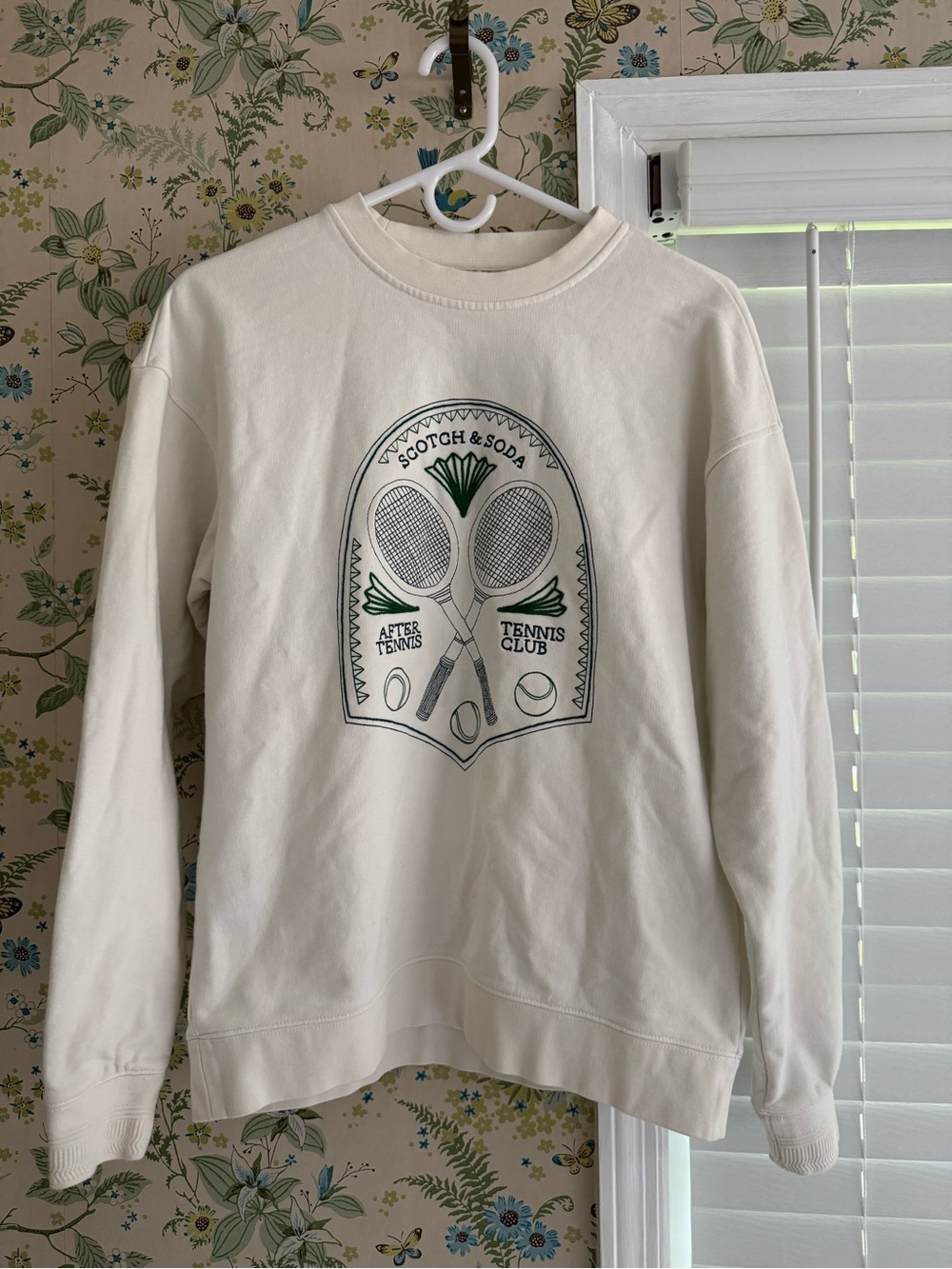 Scotch & Soda Tennis Cotton Crewneck